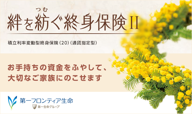 絆を紡ぐ終身保険Ⅱ